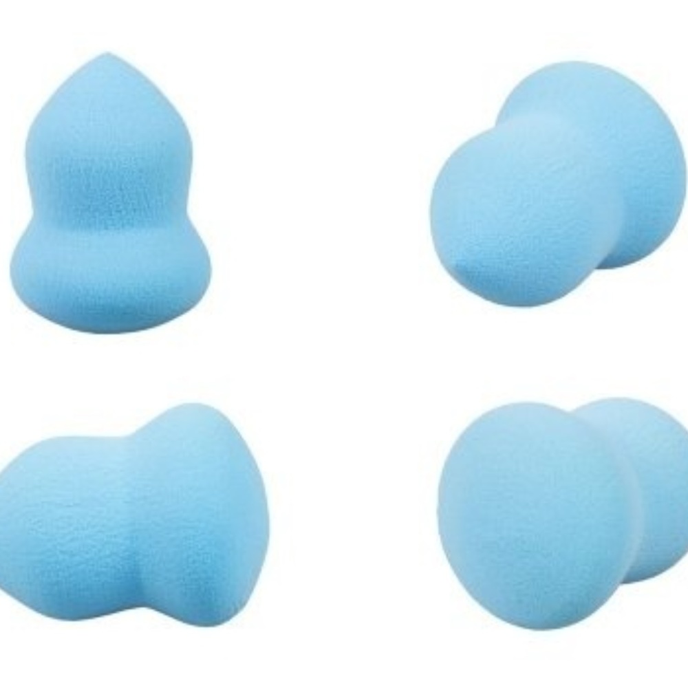 4 PIECE FLAWLESS MAKEUP BLENDER FOUNDATION SPONGES